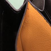 Okify Goyard Black Zipper Small Wallet 11.5x9.5cm - 5