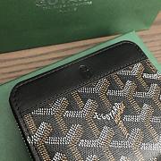 Okify Goyard Black Zipper Small Wallet 11.5x9.5cm - 2