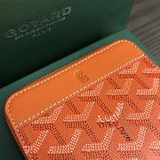 Okify Goyard Orange Zipper Small Wallet 11.5x9.5cm - 4