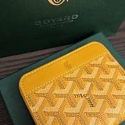 Okify Goyard Yellow Zipper Small Wallet 11.5x9.5cm - 5