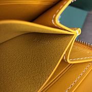 Okify Goyard Yellow Zipper Small Wallet 11.5x9.5cm - 2