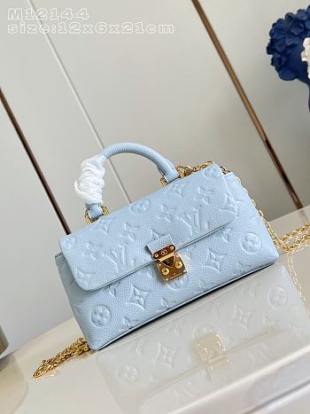 Okify Louis Vuitton Nano Madeleine Bag Blue M29352 21x12x6cm