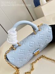 Okify Louis Vuitton Nano Madeleine Bag Blue M29352 21x12x6cm - 2