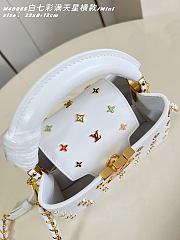 Okify Louis Vuitton x TM Mini Capucines East West Bag White M27636 22x12x8cm - 6