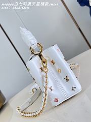 Okify Louis Vuitton x TM Mini Capucines East West Bag White M27636 22x12x8cm - 3