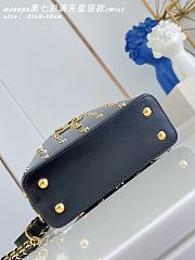 Okify Louis Vuitton x TM Mini Capucines East West Bag Black M27637 22x12x8cm - 5