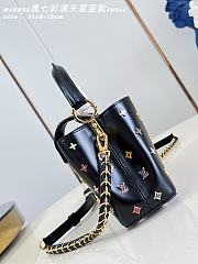 Okify Louis Vuitton x TM Mini Capucines East West Bag Black M27637 22x12x8cm - 6