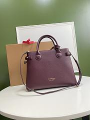 Okify Burberry Banner Bag Red 34x25x16cm - 1