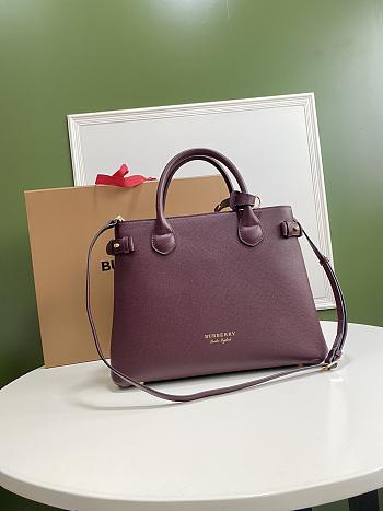 Okify Burberry Banner Bag Red 34x25x16cm