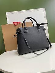 Okify Burberry Banner Bag Black 34x25x16cm - 3