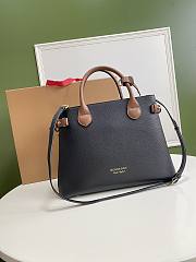 Okify Burberry Banner Bag Black And Brown 34x25x16cm - 1