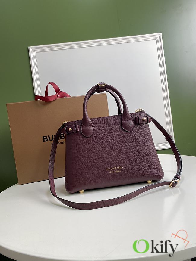 Okify Burberry Banner Bag Red 26cm - 1