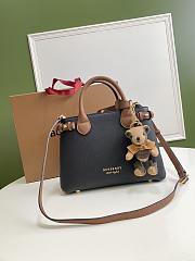 Okify Burberry Banner Bag Black Brown 26cm - 5