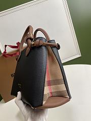 Okify Burberry Banner Bag Black Brown 26cm - 3