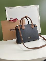 Okify Burberry Banner Bag Black Brown 26cm - 1