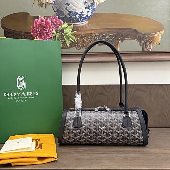 Okify Goyard Bonbonniere Bag Black 30x12x10.5cm