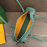 Okify Goyard Bonbonniere Bag Green 30x12x10.5cm - 3