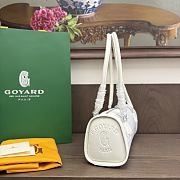 Okify Goyard Bonbonniere Bag White 30x12x10.5cm - 5