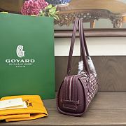 Okify Goyard Bonbonniere Bag Red Burgundy 30x12x10.5cm - 4
