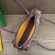 Okify Goyard Bonbonniere Bag Red Burgundy 30x12x10.5cm - 2