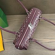 Okify Goyard Bonbonniere Bag Red Burgundy 30x12x10.5cm - 3