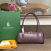 Okify Goyard Bonbonniere Bag Red Burgundy 30x12x10.5cm - 1
