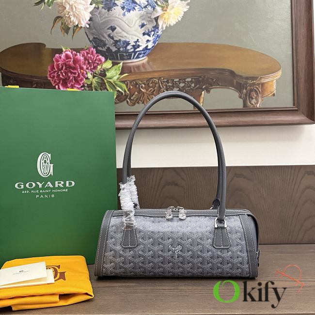 Okify Goyard Bonbonniere Bag Gray 30x12x10.5cm - 1