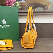 Okify Goyard Bonbonniere Bag Yellow 30x12x10.5cm - 4