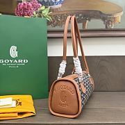 Okify Goyard Bonbonniere Bag Black And Brown 30x12x10.5cm - 6