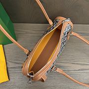 Okify Goyard Bonbonniere Bag Black And Brown 30x12x10.5cm - 5