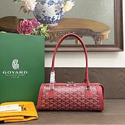 Okify Goyard Bonbonniere Bag Red 30x12x10.5cm - 1