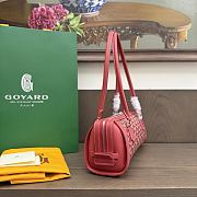 Okify Goyard Bonbonniere Bag Red 30x12x10.5cm - 3