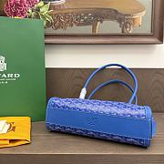 Okify Goyard Bonbonniere Bag Blue 30x12x10.5cm - 5