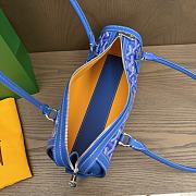 Okify Goyard Bonbonniere Bag Blue 30x12x10.5cm - 4