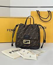 Okify Fendi FF Backpack 26x23x12cm - 1