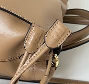 Okify Fendi Beige Backpack 26x23x12cm - 2