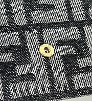 Okify Fendi Baguette Denim Wallet On Chain Bag 21x11.5x5cm - 2