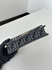 Okify Fendi Baguette Denim Wallet On Chain Bag 21x11.5x5cm - 6