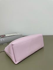 Okify Dior Small Bow Bag Pink Lambskin 27x18x8cm - 3