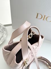 Okify Dior Toujours Vertical Bag Pink 18x16x12cm - 6