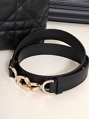 Okify Dior Toujours Vertical Bag Black 18x16x12cm - 4