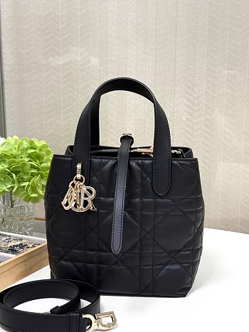 Okify Dior Toujours Vertical Bag Black 18x16x12cm