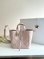 Okify Dior Toujours Vertical Bag Pink 22x20x18.5cm - 5