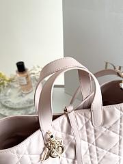 Okify Dior Toujours Vertical Bag Pink 22x20x18.5cm - 4