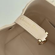 Okify Dior Toujours Vertical Bag White 22x20x18.5cm - 6