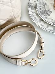 Okify Dior Toujours Vertical Bag White 22x20x18.5cm - 3