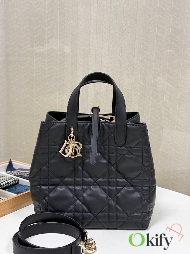 Okify Dior Toujours Vertical Bag Black 22x20x18.5cm - 1