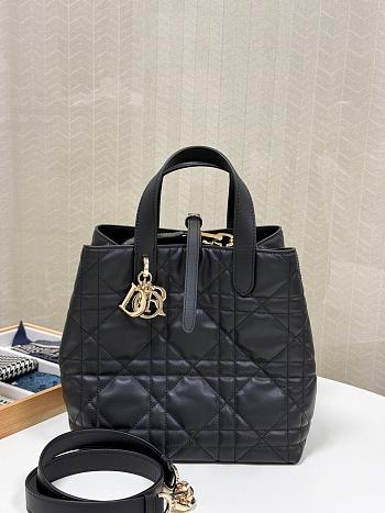 Okify Dior Toujours Vertical Bag Black 22x20x18.5cm