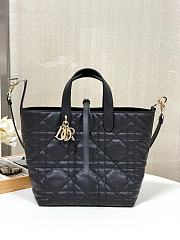 Okify Dior Toujours Vertical Bag Black 22x20x18.5cm - 2