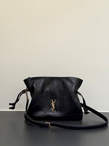 Okify YSL Jamie Small Bag Black Lambskin 26x18x12.5cm